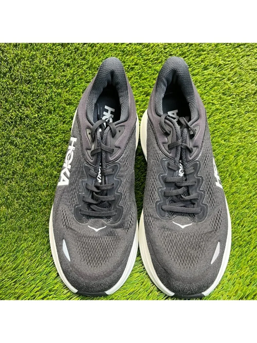 Hoka One One Bondi 9 Mens Size 12.5EE Black Athletic Running Shoes Sneakers